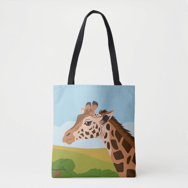 Bolso De Tela Giraffe (Anverso)