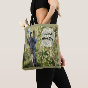 Bolso De Tela Giraffe