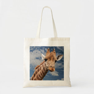 Bolso De Tela Giraffe and Blue Sky Tote Bag