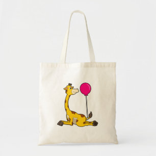 Bolso De Tela Giraffe con globo