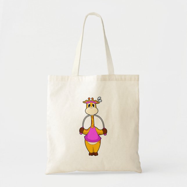 Bolso De Tela Giraffe Fitness Rope (Frente)