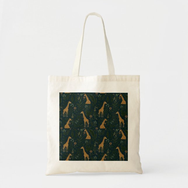 Bolso De Tela Giraffe Hangout Tropical (Frente)