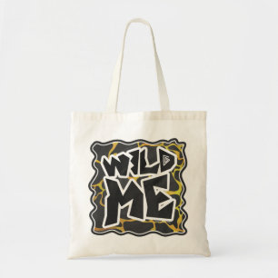Bolso De Tela Giraffe Impresión negra y amarilla