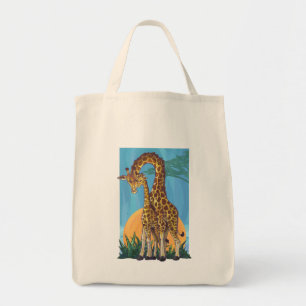 Bolso De Tela Giraffe Mama y Baby
