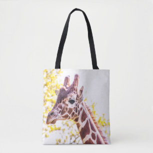 Bolso De Tela Giraffe Portrait