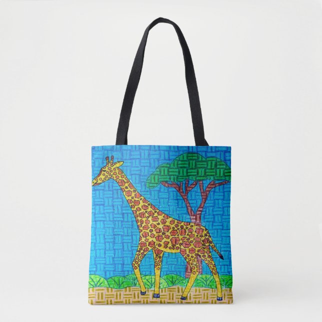 Bolso De Tela Giraffe (soltera) - Tote (Anverso)