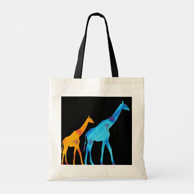 Bolso De Tela Giraffe Tote Bag (Reverso)