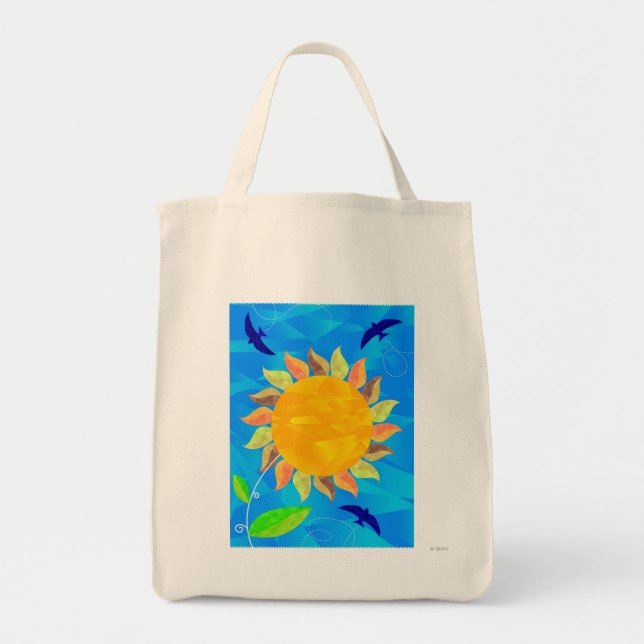 Bolso De Tela Girasol (Frente)