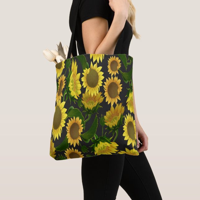 Bolso De Tela Girasol (Detalle)