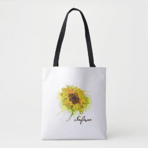 Bolso De Tela Girasol