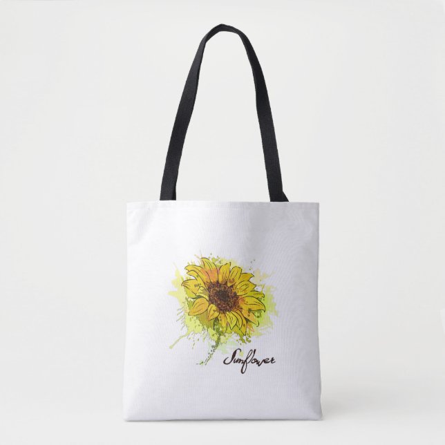 Bolso De Tela Girasol (Anverso)