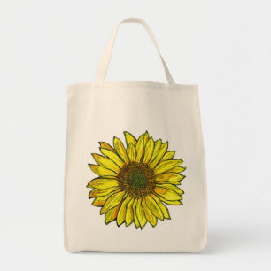Bolso De Tela Girasol