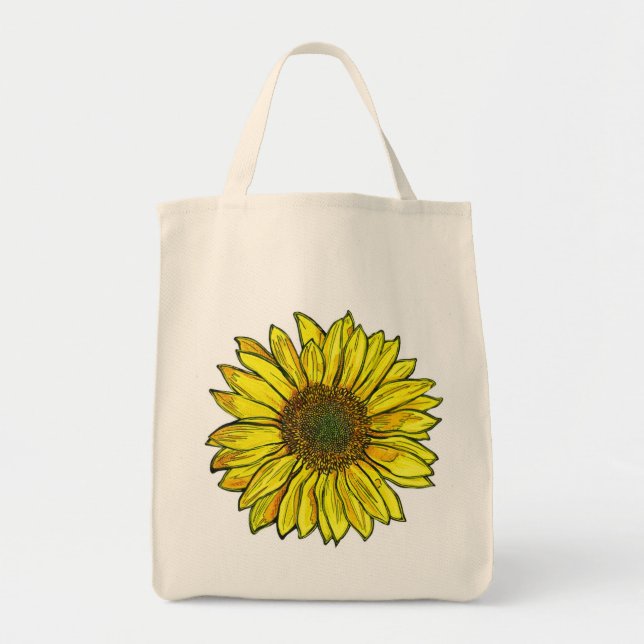 Bolso De Tela Girasol (Frente)