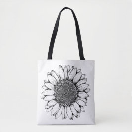 Bolso De Tela Girasol