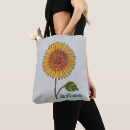 Bolso De Tela Girasol