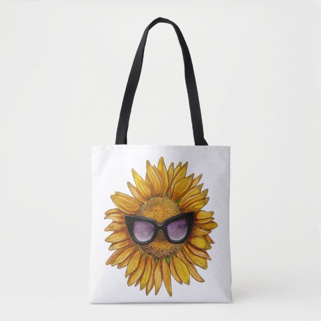 Bolso De Tela Girasol (Anverso)