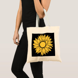 Bolso De Tela Girasol 