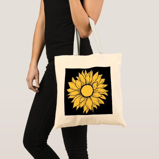 Bolso De Tela Girasol  (Anverso (producto))