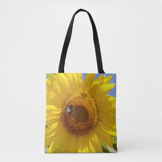 Bolso De Tela Girasol amarillo (Anverso)