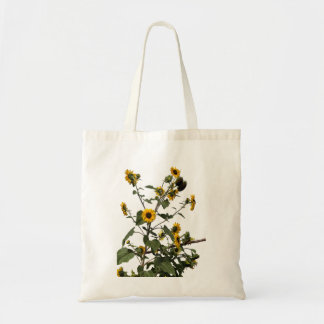 Bolso De Tela Girasol Amarillo Vibrante
