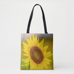 Bolso De Tela Girasol cerca