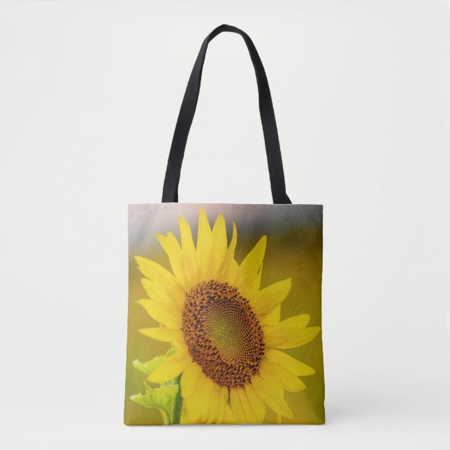 Bolso De Tela Girasol cerca (Anverso)