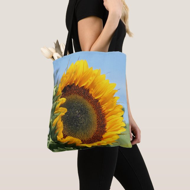 Bolso De Tela Girasol en Floral de Sol  (Detalle)