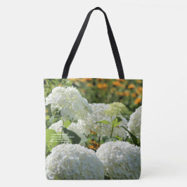 Bolso De Tela Girasol falso del Heliopsis del Hydrangea de