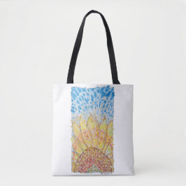 Bolso De Tela Girasol Flor Radiante