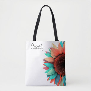 Bolso De Tela Girasol multicoloreado personalizado