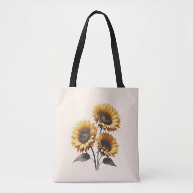 Bolso De Tela Girasol radiante (Anverso)