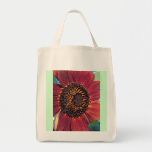 Bolso De Tela Girasol rojo