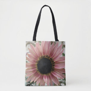 Bolso De Tela Girasol rosa pálido