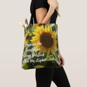 Bolso De Tela Girasol - Sigue la luz