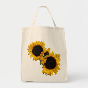 Bolso De Tela Girasoles