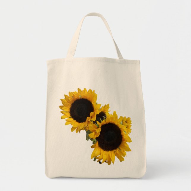 Bolso De Tela Girasoles (Frente)