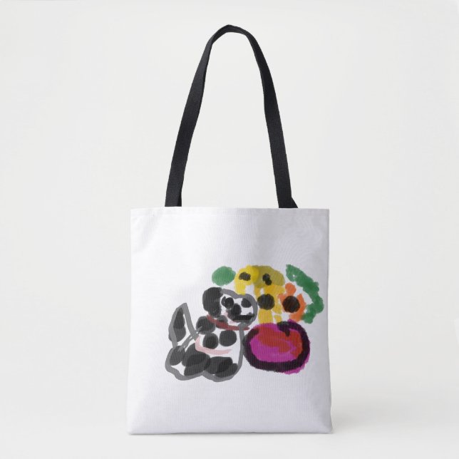 Bolso De Tela girasoles dálmatas (Anverso)