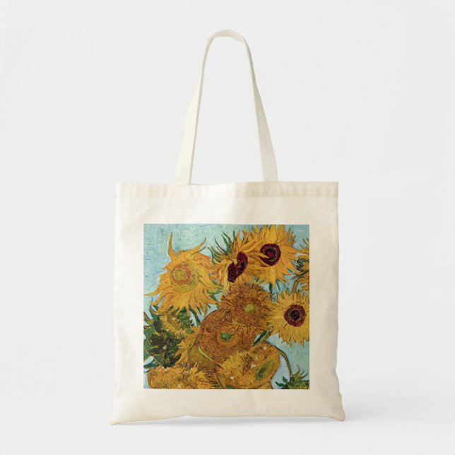 Bolso De Tela Girasoles de Van Gogh (Frente)