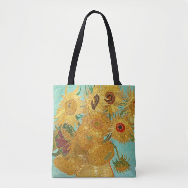 Bolso De Tela Girasoles de Van Gogh (Anverso)