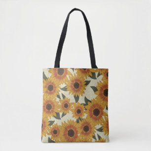 Bolso De Tela Girasoles de Verano
