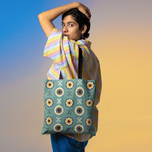 Bolso De Tela girasoles retro (Subido por el creador)