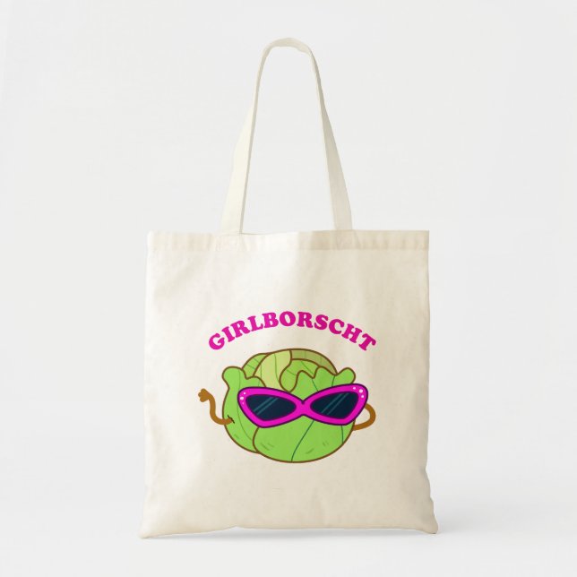 Bolso De Tela Girlborscht Fabulous Vegetable Pun Tote Bag (Frente)