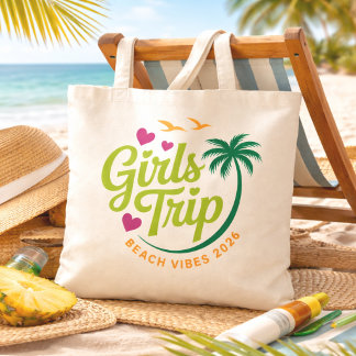 Bolso De Tela Girls Trip Beach Tote Bag