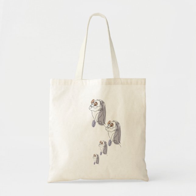 Bolso De Tela Girly Blooms Tote Bag (Frente)