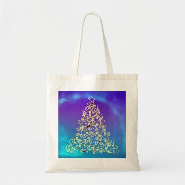 Bolso De Tela Giro de navidad decorativo personalizado (Frente)