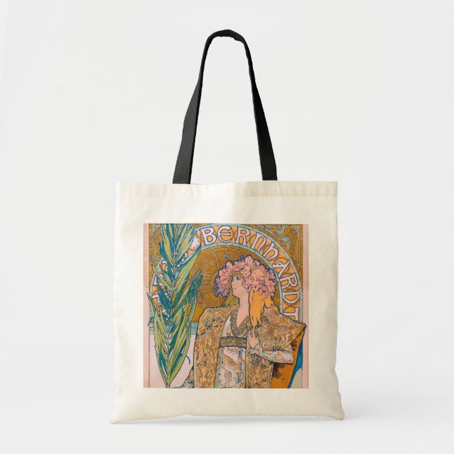 Bolso De Tela Gismonda, Sarah Bernhardt, Mucha (Frente)