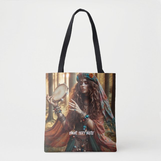 Bolso De Tela Gitana (Anverso)