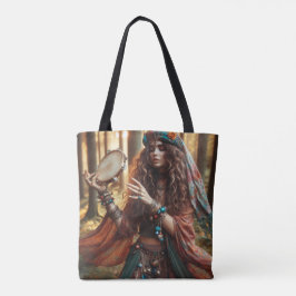 BOLSO DE TELA GITANA BAILANDO