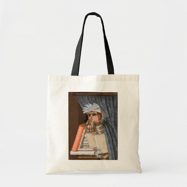 Bolso De Tela Giuseppe Arcimboldo - La bibliotecaria (Frente)