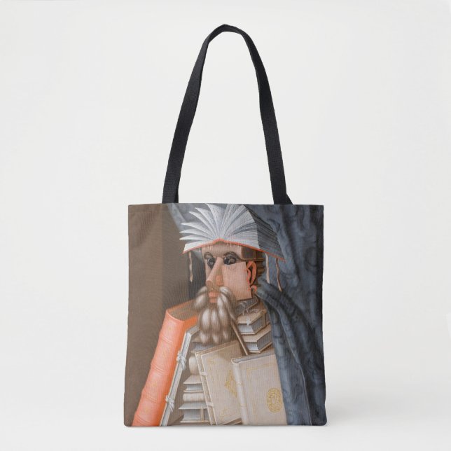 Bolso De Tela Giuseppe Arcimboldo - La bibliotecaria (Anverso)